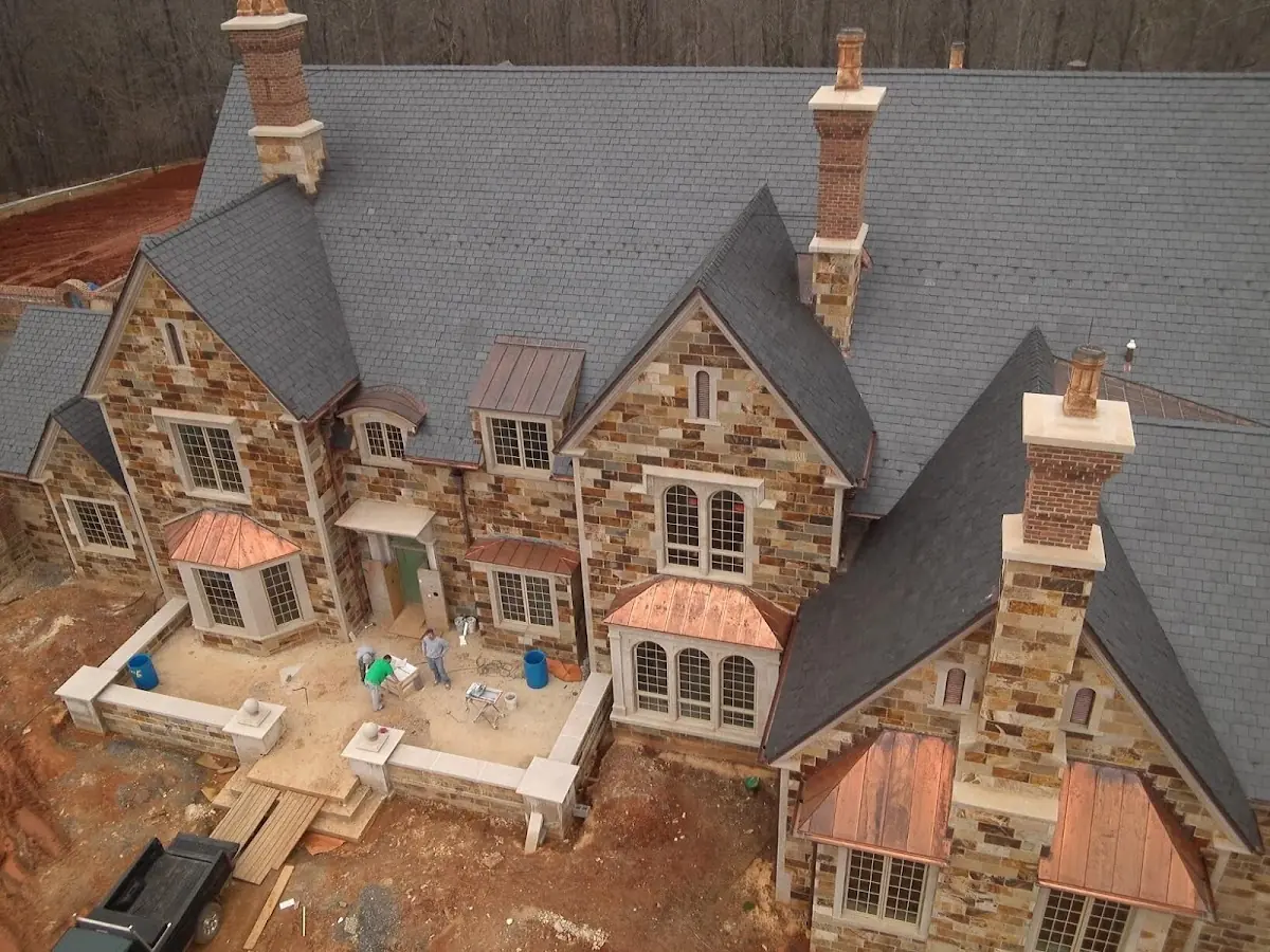 Craftsman Roofing Slate Roof Repair project in Huntingdon